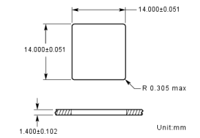 板金穴加工図