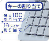 最大180の割当て、16レイヤーの割当て