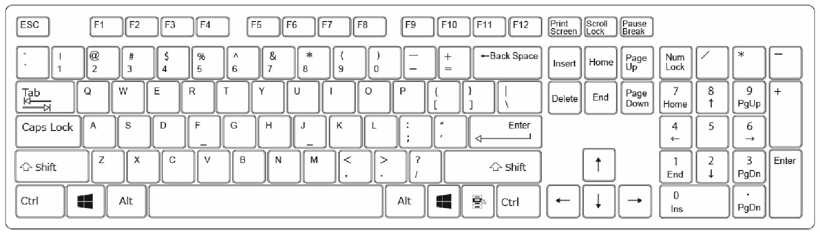 英語キーボード